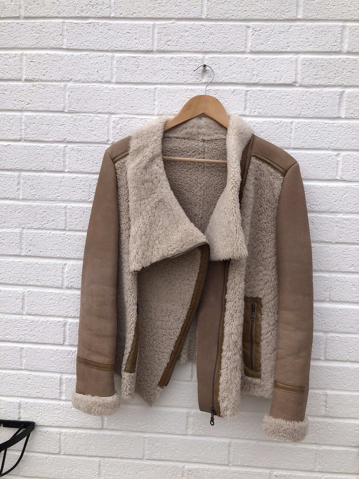 CELTIC & CO SHEEPSKIN BIKER JACKET eBay