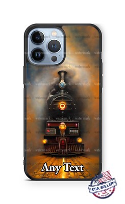 Steampunk Train Realistic Phone Case For iPhone i14 Samsung Google