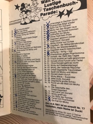 Lustiges Taschenbuch - Walt Disney Comics - Sammlungsauflösung - LTB 1 bis 300 - Bild 26 von 438
