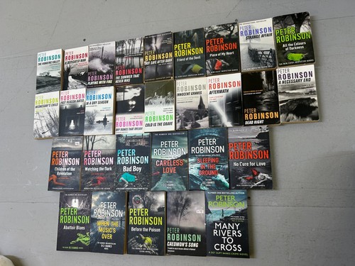 29 Peter Robinson Paperback Books Bundle Inspector Banks (Free UK P+P)