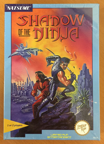 BOX AND MANUAL ONLY Shadow of the Ninja Nintendo NES Limited Run Games LRG