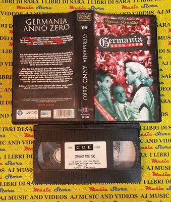 VHS film GERMANIA ANNO ZERO 1994 Roberto Rossellini CDE CQ 10022 (F79) no dvd