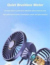 Wireless USB folding hand fan/ Keep In Bag Or Purse/ (Compact/ Portable) 
