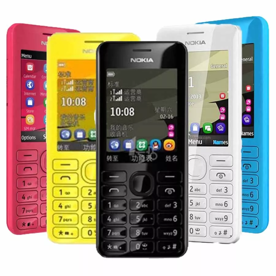 Original Nokia 206 2060 Unlocked Mobile Phone MP3 1.3MP Camera.