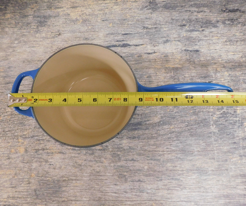Le Creuset Signature Cast Iron 2.25 Quart Saucepan, Marseille - New - Picture 7 of 14
