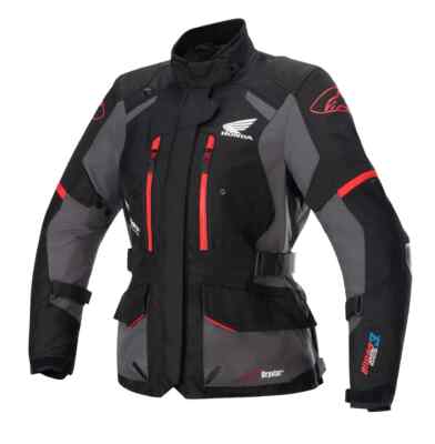 Alpinestars Honda Andes v3 Drystar, wasserdichte Damen Motorrad Textiljacke, M