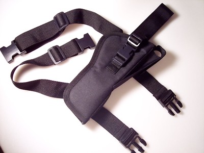 Black RIGHT Hand Drop Leg Thigh Holster DESERT EAGLE 44 / .50 w/ 6'' barrel ..USA