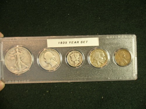 1935 Bel set anno circolato - Set di 5 monete d'epoca (35-1)