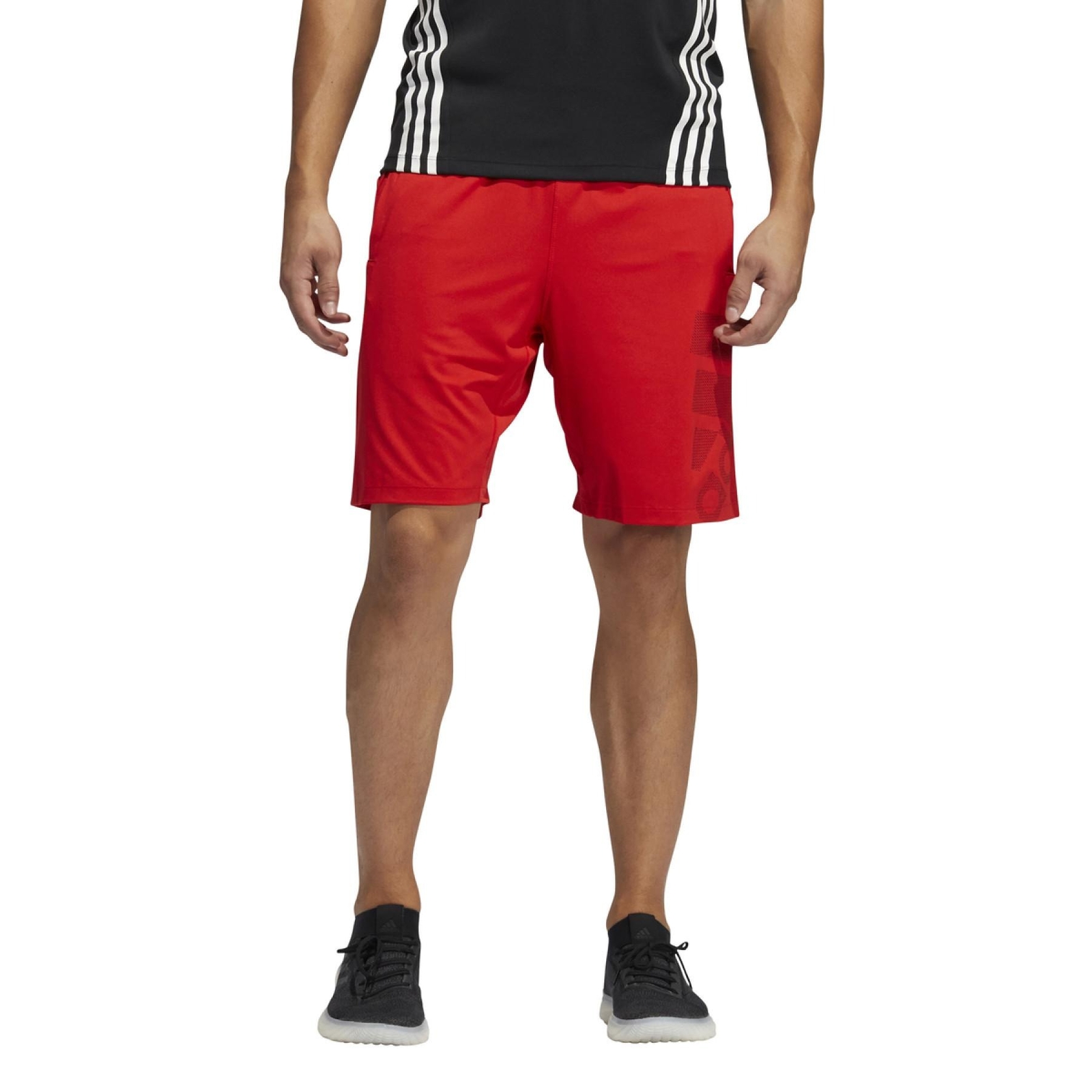 Мужские шорты Adidas 4KRFT Sport с графическим рисунком ярко-красного цвета 4190₽