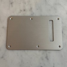 2024 Fender American Ultra II Stratocaster Silver Aluminum Back Cover USA Strat