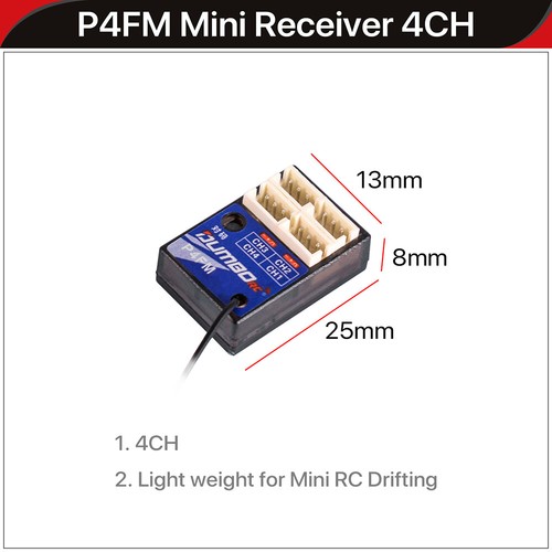 DUMBORC DDF-350 2.4G Transmitter+Receiver 10CH LCD FHSS Radio for RC Car Boat - Picture 7 of 35