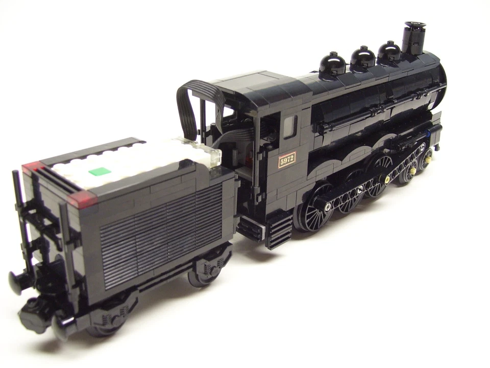 Lego® Train, Steam Engine, Locomotive w/ Tender, w/ Power Functions, w/Batteries - Image 3 of 4