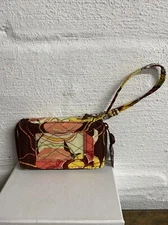 Vera Bradley Wristlet Wallet Business Card ID Phone Buttercup