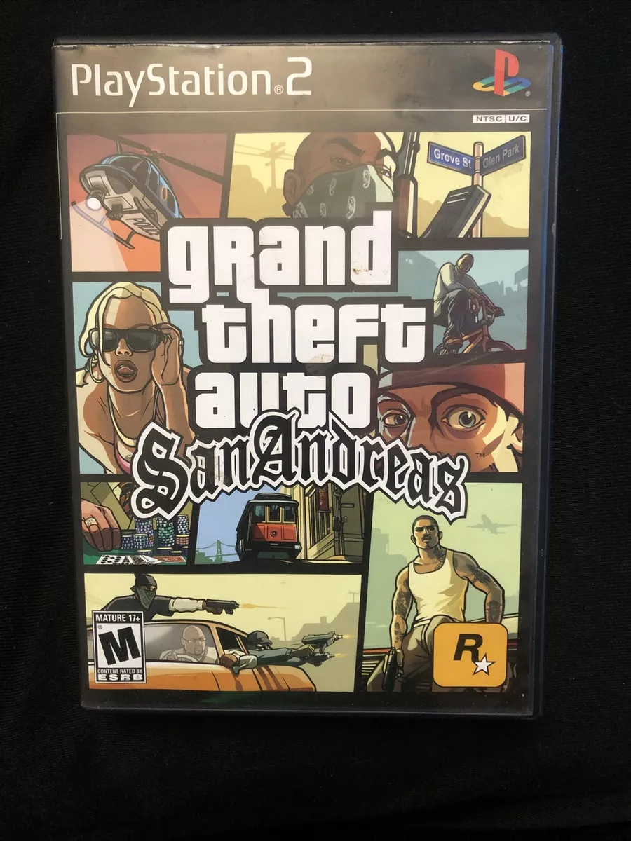  Grand Theft Auto San Andreas for Playstation 2 : Video Games