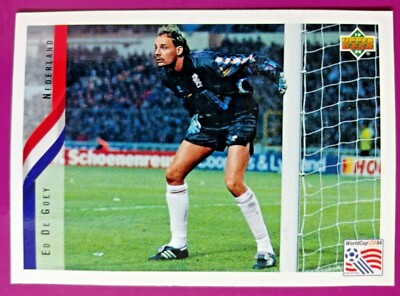 DE GOEY, NETHERLANDS-N.135-WORLD CUP USA 94 COLLECTIBLE CARD DELLA UPPER D.E.C.K.