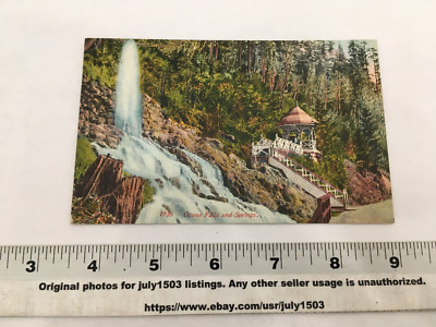 Vintage Oxone Falls and Springs Shasta Springs California Postcard - Unposted