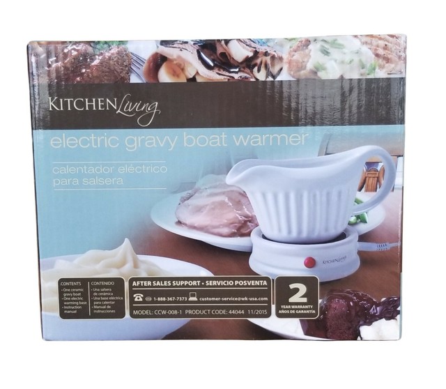 Kitchen Living Electric Gravy Boat Warmer 16 0unce Capacity for sale