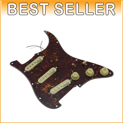 Loaded Vintage Tortoise Pickguard for USA/Mexico Fender Stratocaster Guitars-*