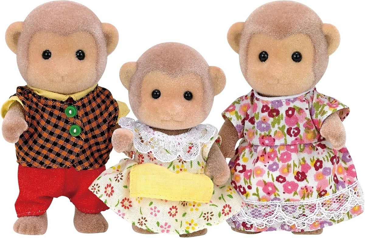 Sylvanian Families MONKEY FAMILY Doll Toy Calico Critters FS-34