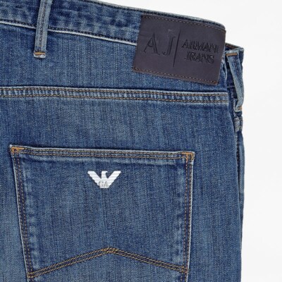 Armani Jeans Faded Stretch Denim Skinny Fit Jeans- 32 Inseam - J06