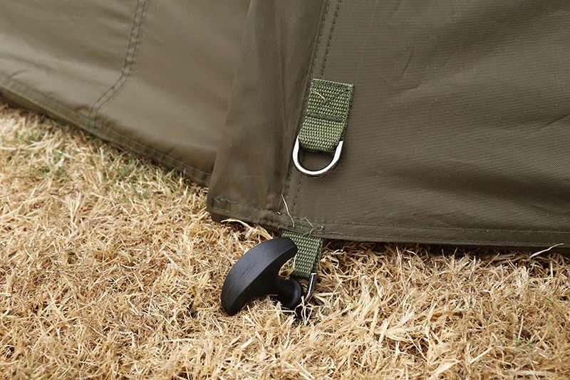 Fox EOS 1 Man Bivvy Karpfenzelt Carp Tent 8000mm Khaki Karpfen Zelt 205x270x140 - Bild 4 von 4