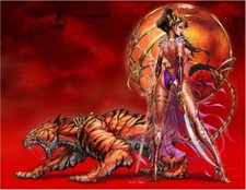 Dejah Thoris VS John Carter 1 Tyndall Variants signed and unsigned, COAs