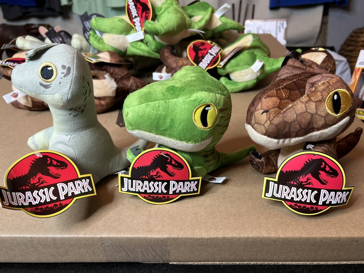 Jurassic Park Plush 8” 2022 Toy Factory Lot Of NWT