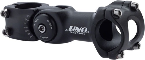 Kalloy 820 Stem - 110mm, 31.8 Clamp, Adjustable, 1 1/8", Aluminum, Black - Picture 2 of 2