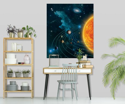 3D Galaxis Planet M62 Wandaufkleber Wandtattoo Tapeten Wandbild Vincent Ava