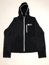 Under Armour Women's UA Armour Plus Full-Zip Hoodie Black/White 1365875-001 Sz S