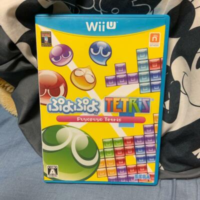 Puyopuyo Tetris Nintendo Wii U Special Price Sega Used Japan Import Boxed  Boxed