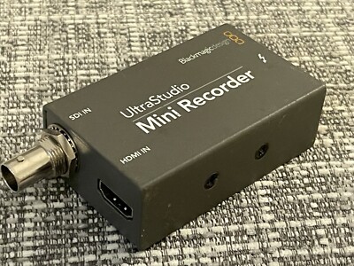 Blackmagic Design UltraStudio Mini Recorder SDI HDMI TO THUNDERBOLT Converter