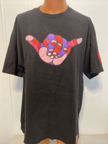 Farmers Market Hawaii Hawaiian Tiki Akua 2XL XXL Black T-Shirt Pineapple Clan - Picture 2 of 8