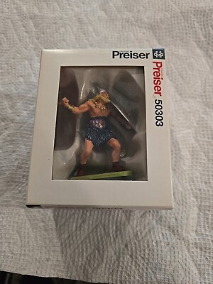 Elastolin by Preiser Viking Warrior w Sword 50303 Plastic Figure- 70mm NEW