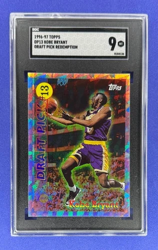 1996-97 - Kobe Bryant - Topps Draft Redemption #DP13 - SGC 9 - WOW!