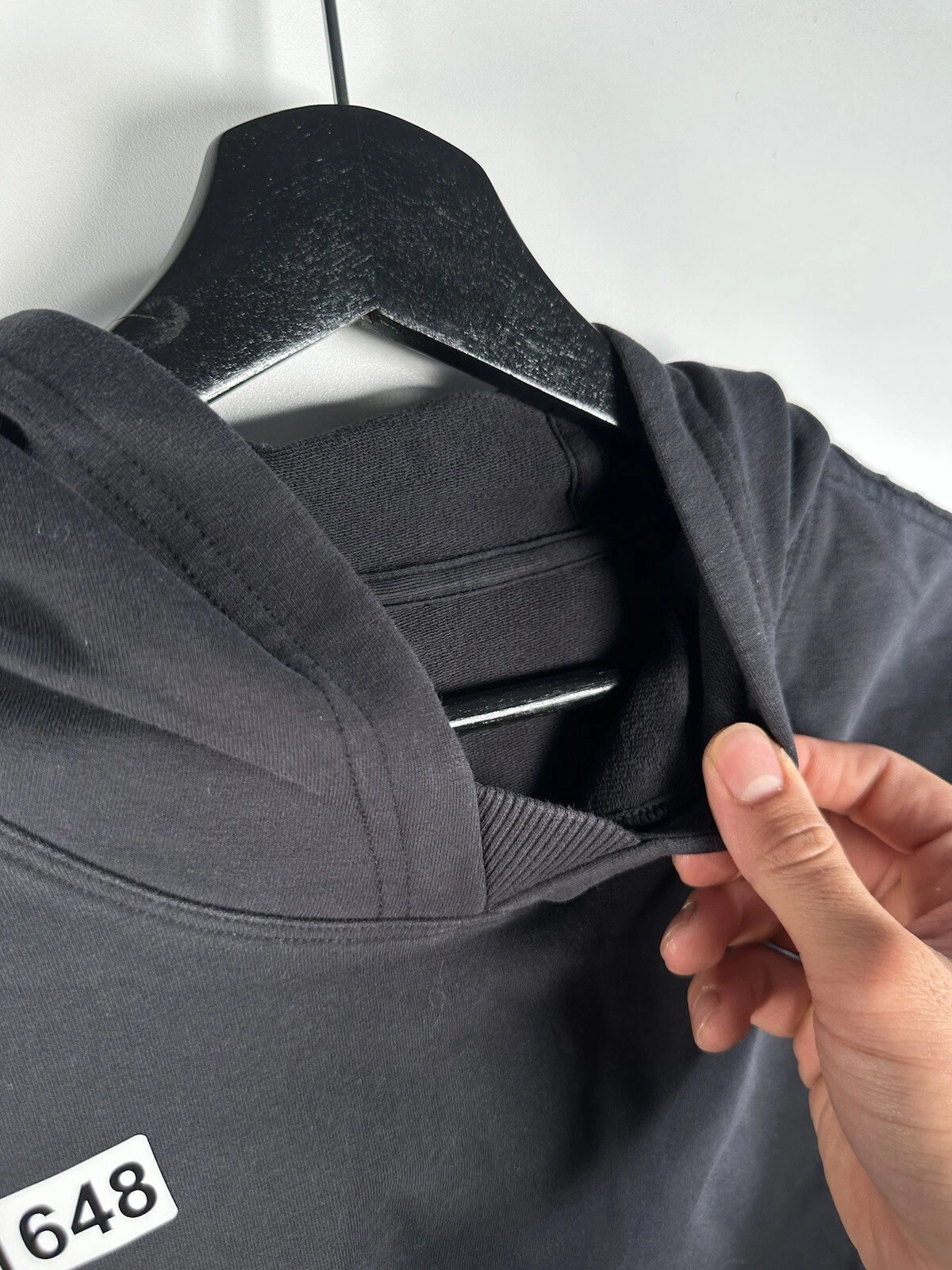 VETEMENTS Felpa con cappuccio nera Lululemon donna tutta la tua taglia 19x15 5 yoga atletico