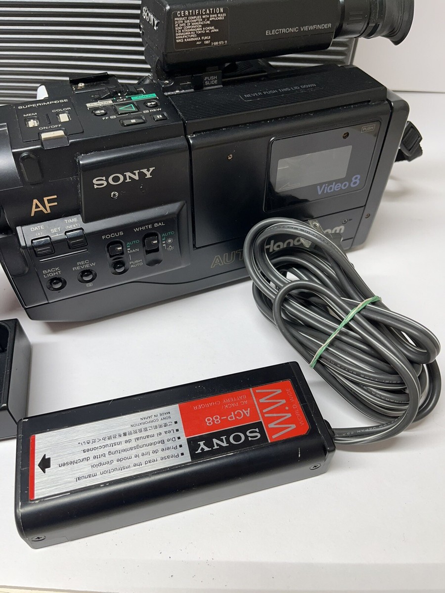 Sony Handycam CCD-V5 Video8 w/Case and Accessories | eBay