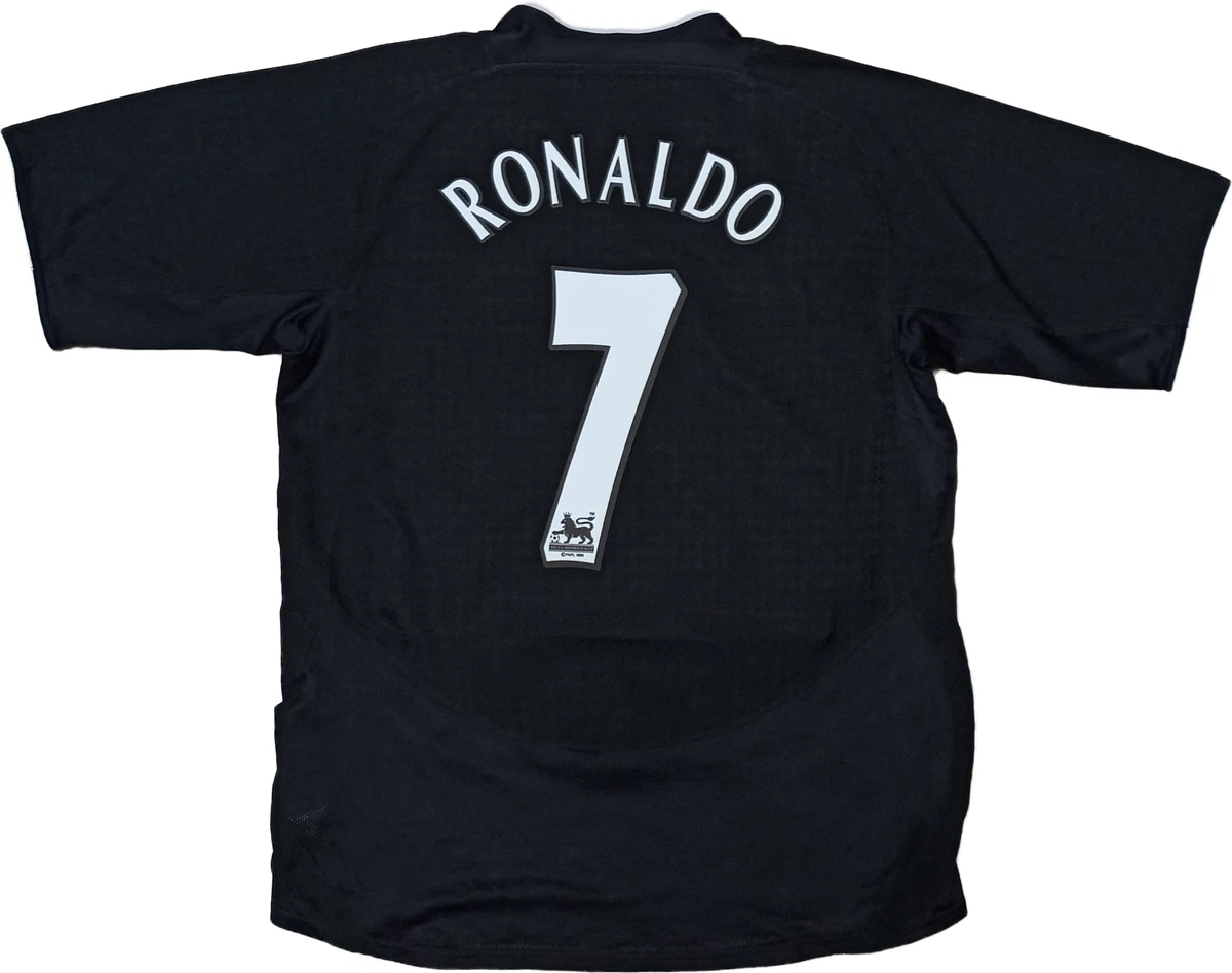 2004 2005 Cristiano Ronaldo Manchester United Vodafone UCL Jersey