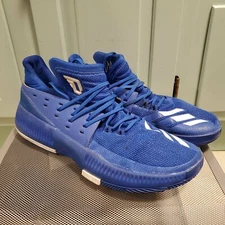Adidas Dame 3 Collegiate Royal Mens Basketball Athletic Sneakers Shoes Size 14