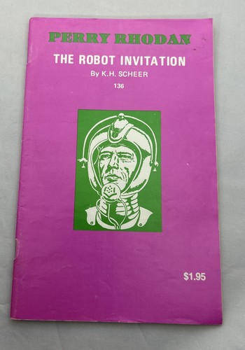 Vtg Perry Rhodan Master Publications 136 The Robot Invitation KH Scheer OOP Sci - Imagen 1 de 3