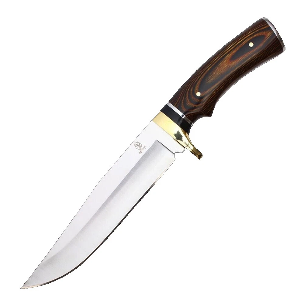 Wood Handle Stainless Steel Blade Hunting Collectible Fixed Blade Knives