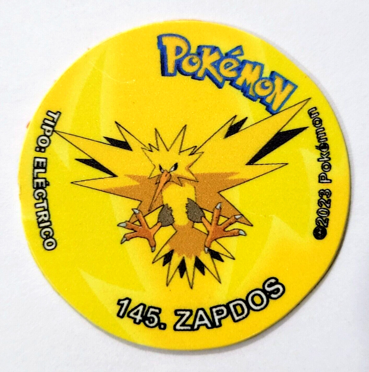 FLY TAZO POKEMON EC #408 GRANIDOS 2022 Sinnoh PERU South America Fly Pogs  Taps