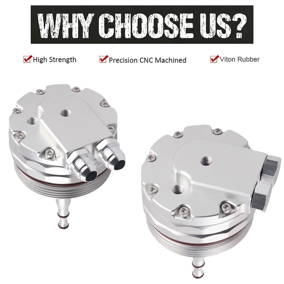 Oil Cooler Filter Lid Cover Cap For BMW M52 M54 M56 E36 E46 E39 E60 E61 X3 X5 Z3 - Изображение 2 из 4