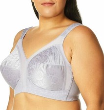 New 38D PLAYTEX 4693 18-HOUR Padded COMFORT STRAP White WireFree Soft BRA WF