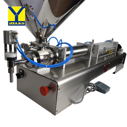 Single Head Liquid Paste Filling Machine for Fill Cream Sauce Honey - Picture 6 of 9