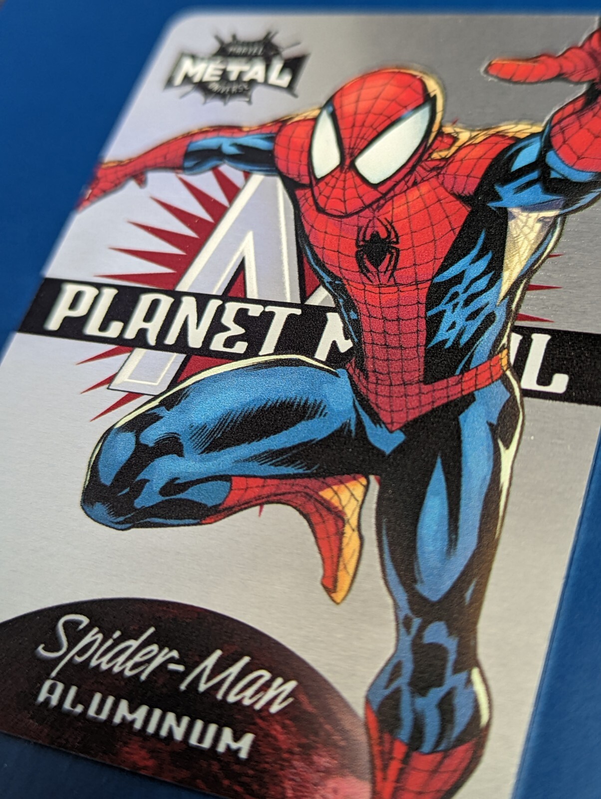 2021 MARVEL METAL UNIVERSE SPIDER-MAN SPIDERMAN PLANET METAL #19 ALUMINUM 🔥