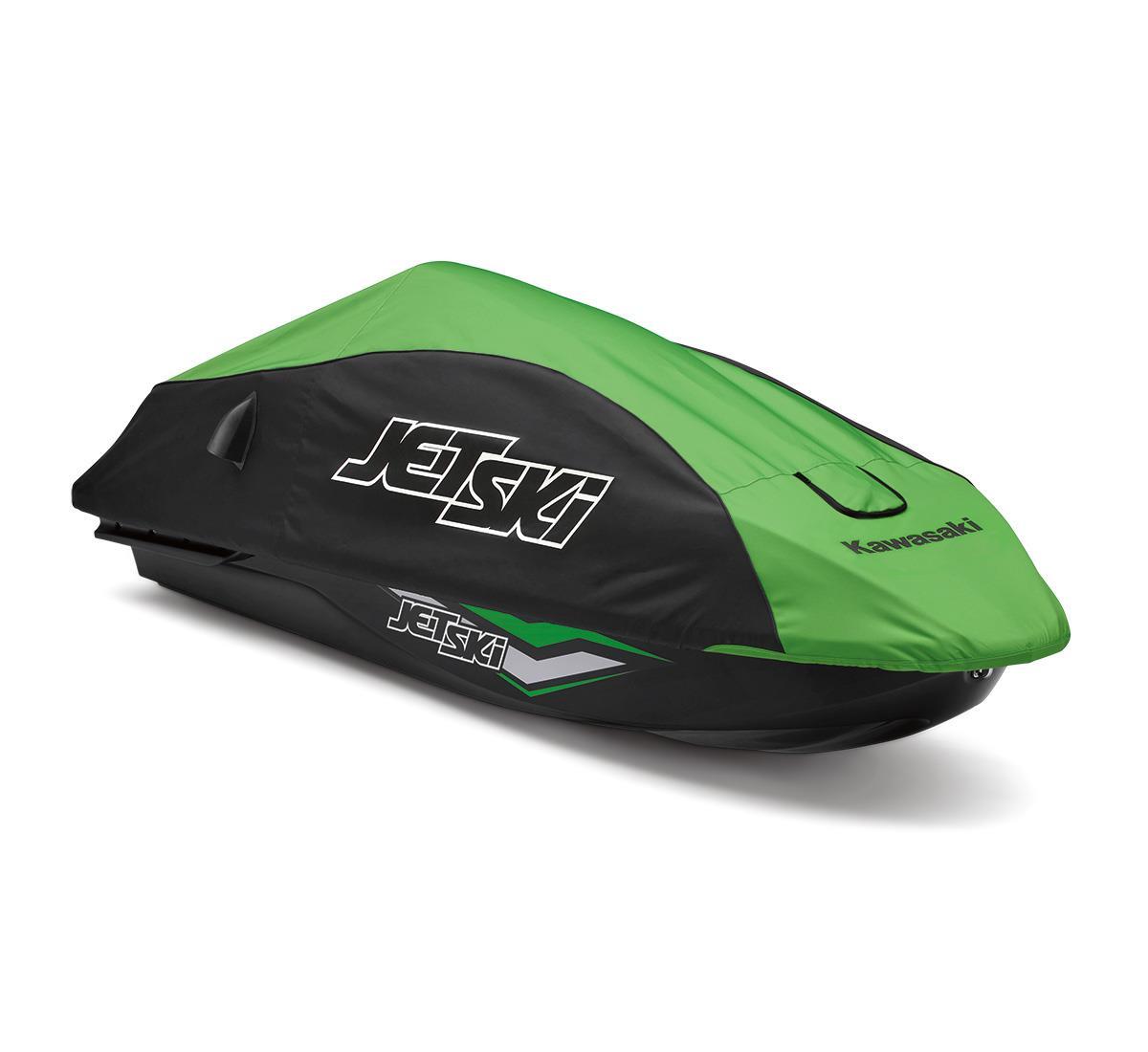 Kawasaki Motorcycle W99995474A VacuHold Jet Ski Cover, Green/Black