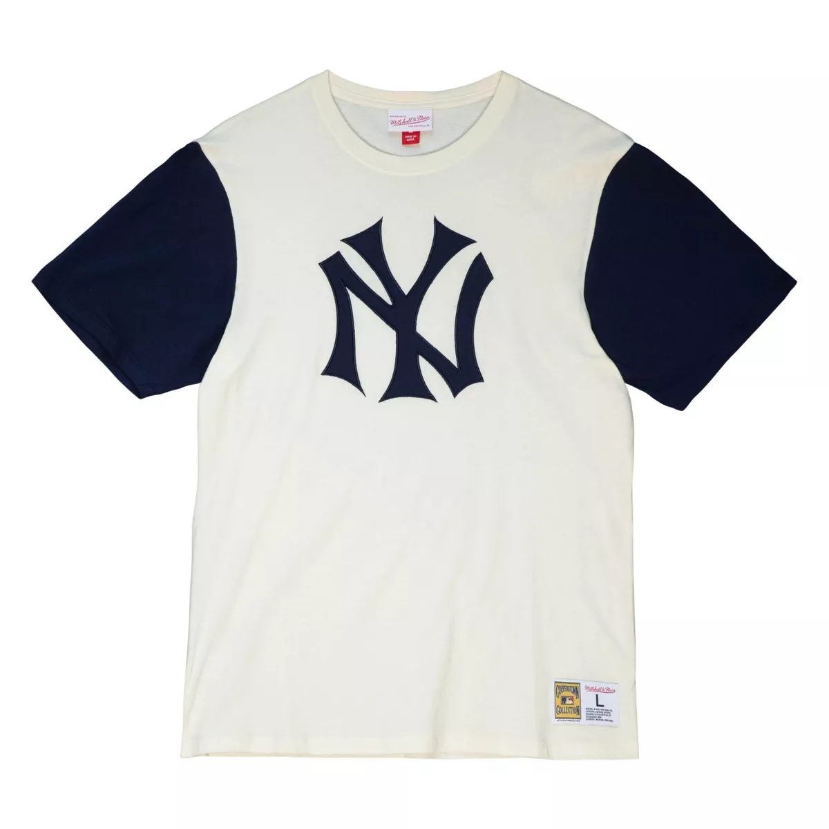 New York Yankees Mitchell & Ness Cooperstown Collection Color Block T- Shirt