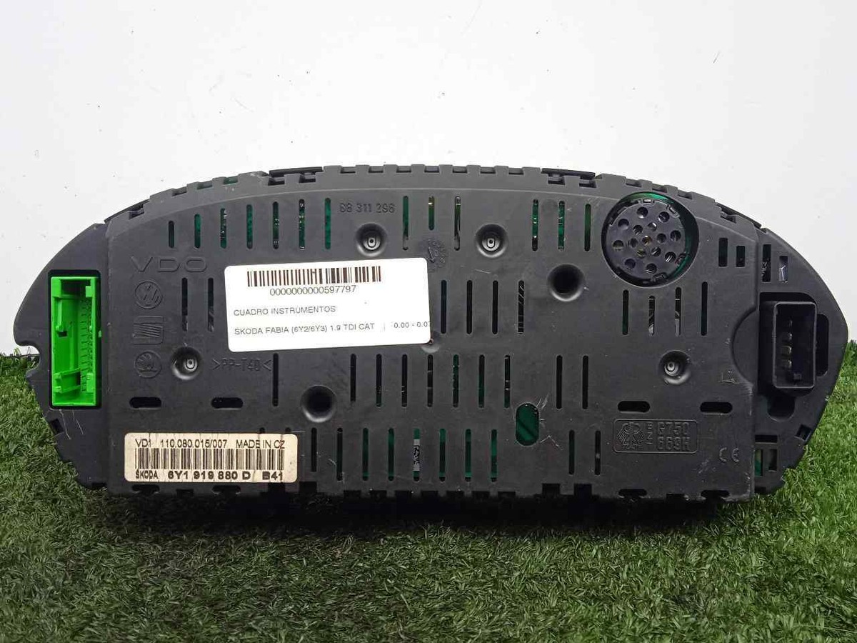 110080015007 - 6Y1919880D DASHBOARD / 597797 FOR SKODA FABIA 6Y2  