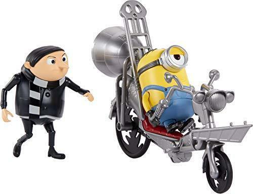 Minions: The Rise of Gru Movie Moments Pedal Power Gru Action Figure Interactive